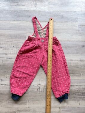 vintage OshKosh B'Gosh red overalls